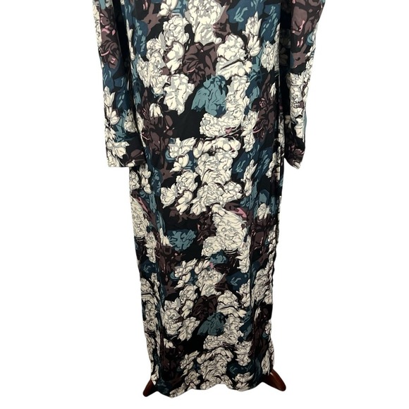 WALTER BAKER FLORAL PUFF SLEEVE KENDALL MAXI DRESS IN TULIP CRUSH NWT SIZE M - Picture 4 of 15